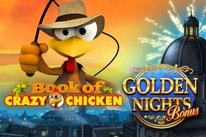 Book of Crazy Chicken Golden Nights Bonus pokie