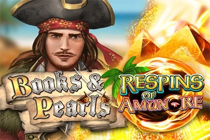 Books & Pearls Respins of Amun Re pokie