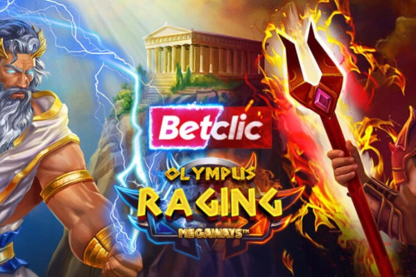 Olympus Raging Megaways Betclic pokie