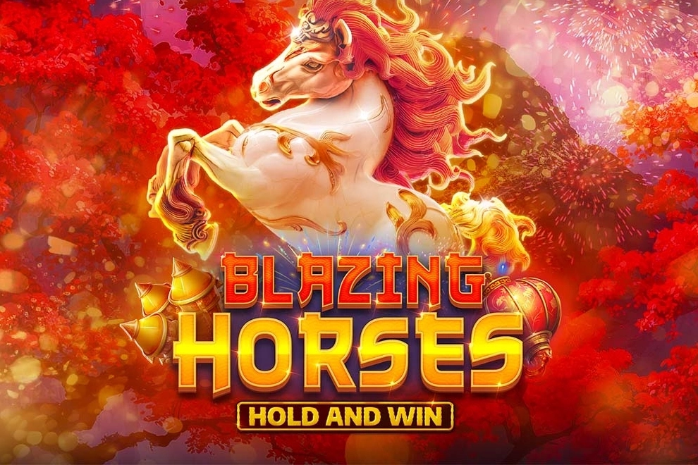 Blazing Horses Hold and Win pokie