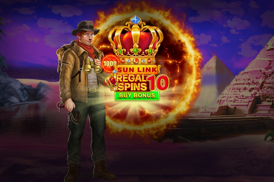 Regal Spins 10 Sun Link pokie