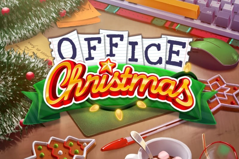 Office Christmas pokie